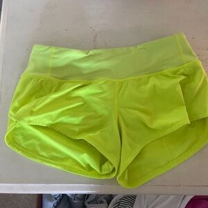 NWOT Lululemon Speed up Shorts